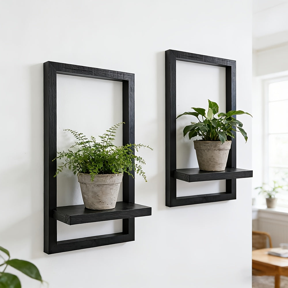 Set of 2 Modern Floating Shelves
