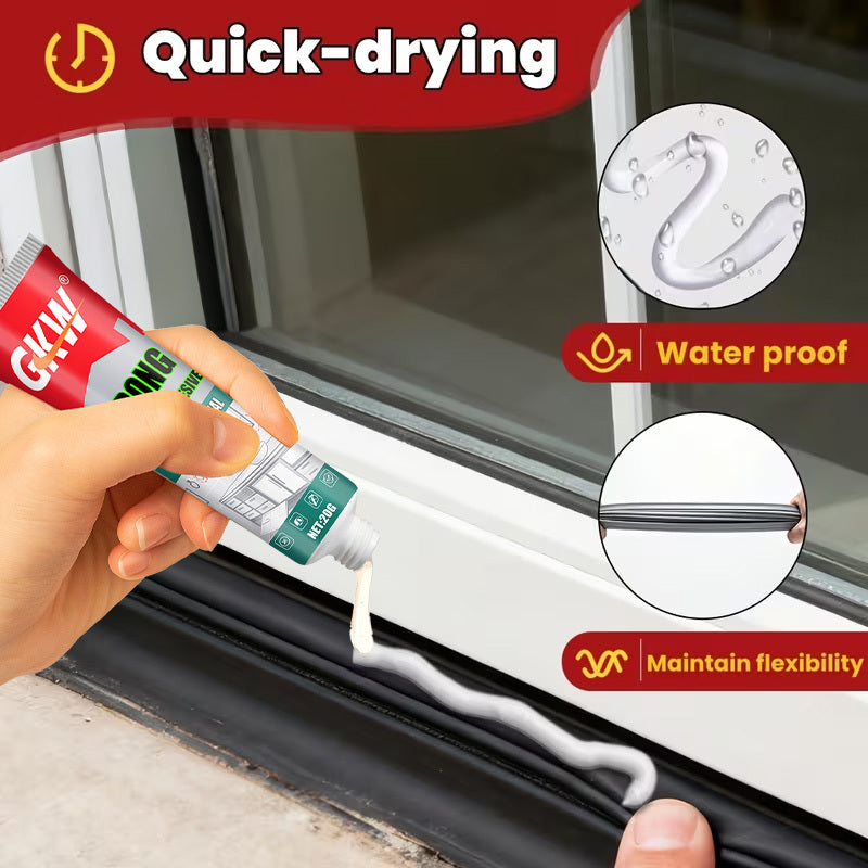 Nail-Free Heavy-Duty Adhesive for Skirting Boards.