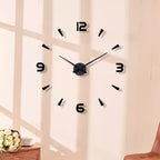 Silver or Black Modern Wall Clock