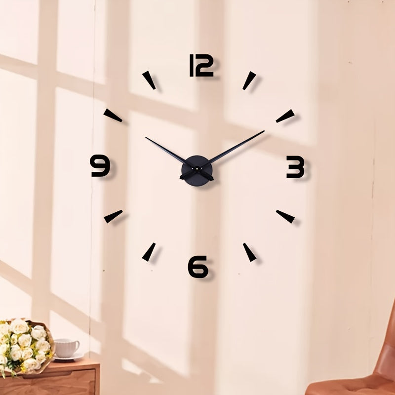 Silver or Black Modern Wall Clock