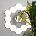 USB Powered Touch Control Hexagon LED Wall Light