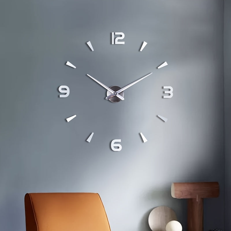 Silver or Black Modern Wall Clock