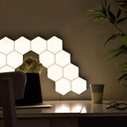 USB Powered Touch Control Hexagon LED Wall Light