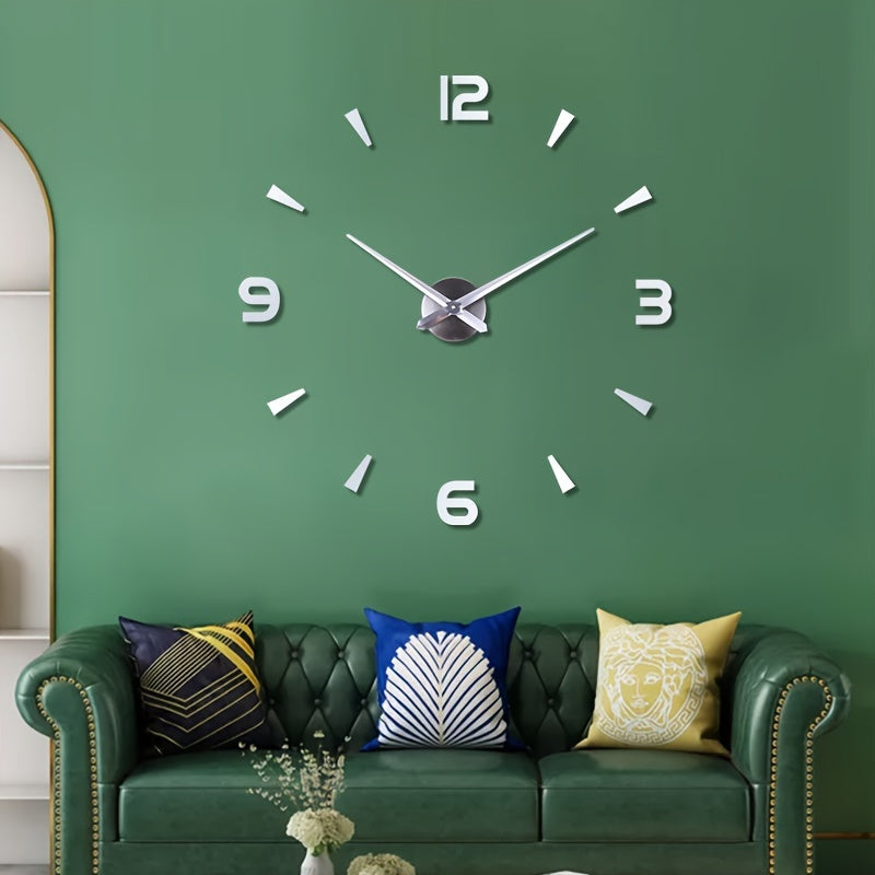 Silver or Black Modern Wall Clock