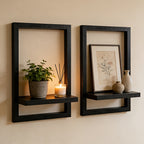 Set of 2 Modern Floating Shelves