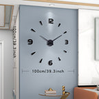 Silver or Black Modern Wall Clock