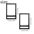 Set of 2 Modern Floating Shelves