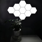 USB Powered Touch Control Hexagon LED Wall Light