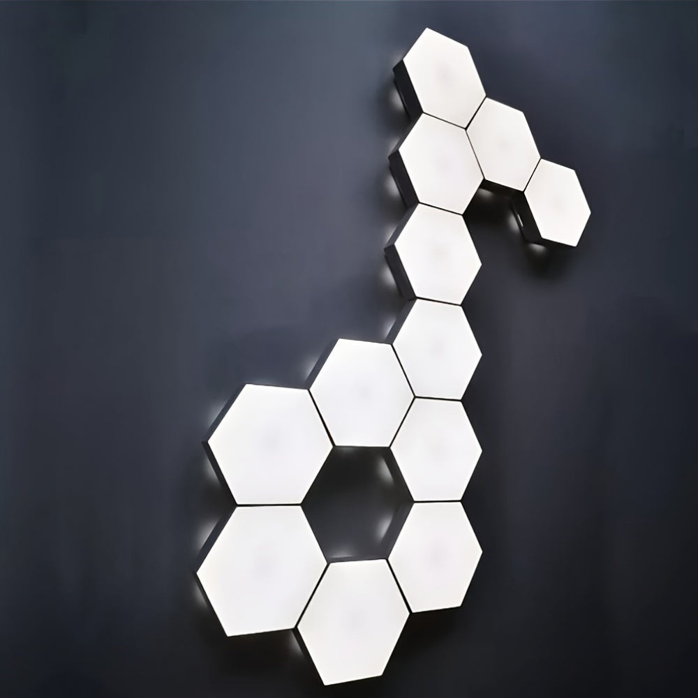 USB Powered Touch Control Hexagon LED Wall Light