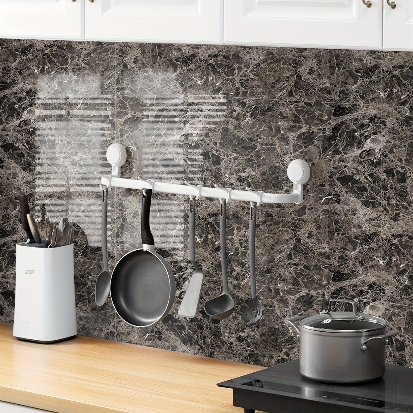 Many Options: 10pcs Marble Peel And Stick Waterproof Wallpaper Panels.
